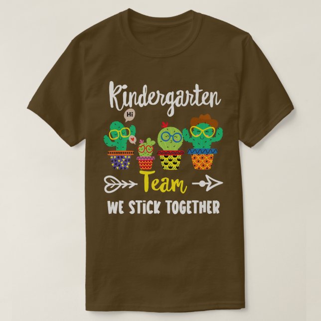 Kindergarten-teamet, Funny Cactus Kindergarten Tea T Shirt (Design framsida)