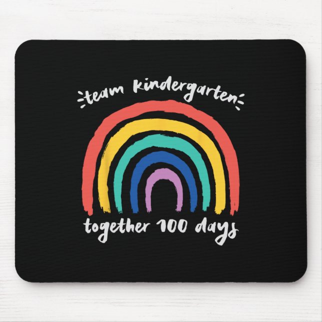 Kindergarten tillsammans 100 dagar Rainbow Teacher Musmatta (Framsidan)