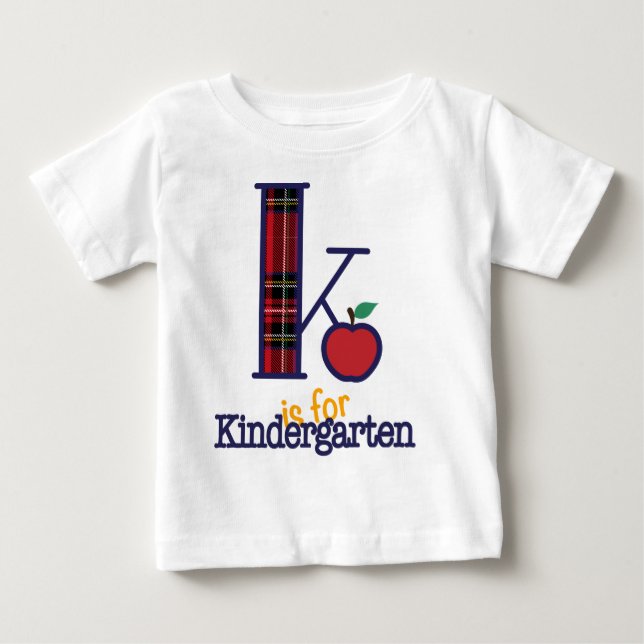 Kindergarten Top K är för Kindergarten Shirt Tröja (Framsida)