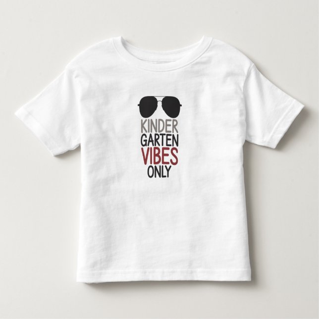Kindergarten Vibes Endast Back to school T Shirt (Framsida)