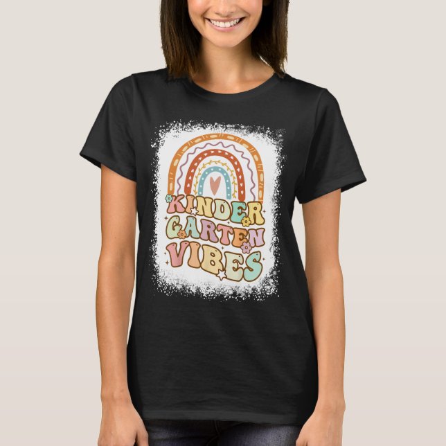 Kindergarten Vibes Shirt, Kindergarten Teacher T Shirt (Framsida)