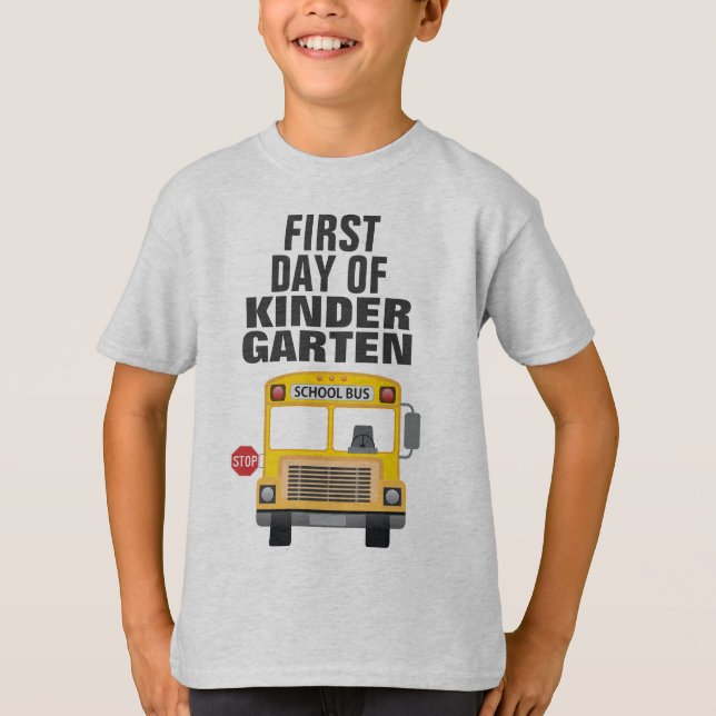 KindergartenKids' Hanes TAGLESS® T-Shirt (Framsida)