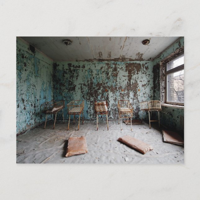 Kinderkrankenzimmer Vykort (Framsida)