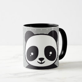 Kindertasse Pandabär - grau |  Mugg