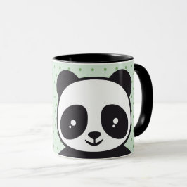 Kindertasse Pandabär - grün |  Mugg
