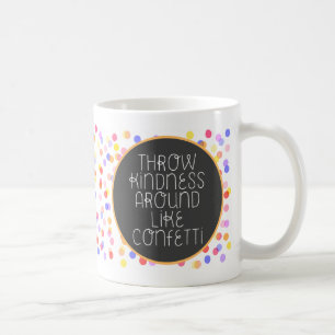 Kindhet runt som konfetti kaffemugg