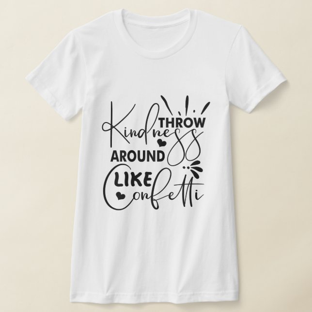 Kindhet runt som konfetti t shirt (Laydown)