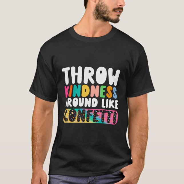 Kindhet runt som konfetti t shirt (Framsida)