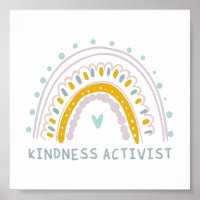Kindness-aktivist Antibullying Quote och Rainbow