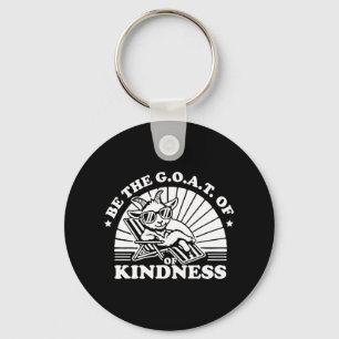 Kindness Anti Bullek Week Cute är Goat Stick Nyckelring