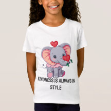 Kindness är alltid i Stil | Cute Elephant Kids