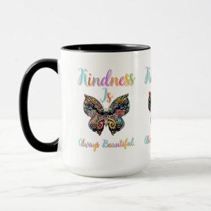 Kindness är alltid vacker mugg