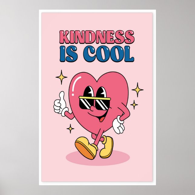 Kindness är coola poster (Framsidan)