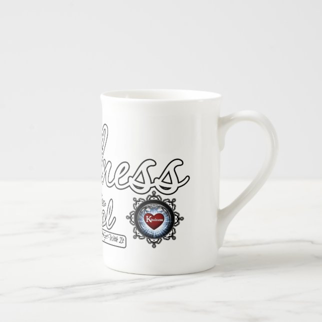 Kindness är den nya Coolan Benporslin Mugg (Höger)