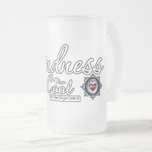 Kindness är den nya Coolan Frostat Ölglas (Framsida höger)