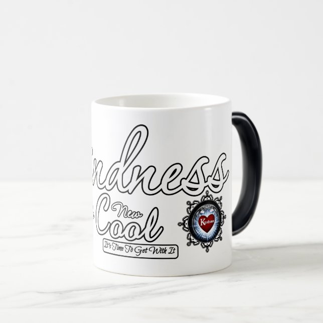 Kindness är den nya Coolan Magisk Mugg (Framsida höger)