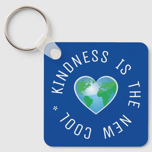 Kindness är den nya coolans offert nyckelring (Framsida)