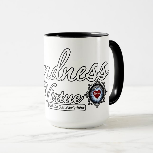 Kindness är en dygd mugg (Framsida höger)
