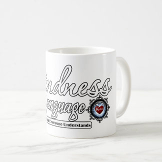 Kindness är ett språk kaffemugg