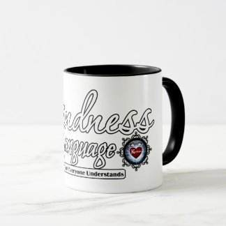 Kindness är ett språk mugg