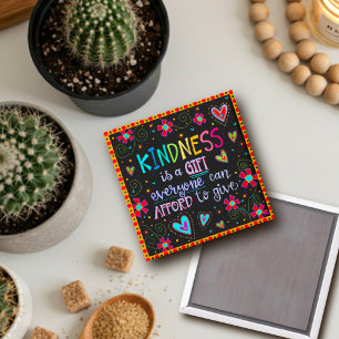 Kindness är ett Trendig som inspirerar till en Gif Magnet