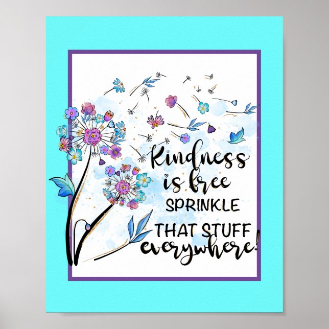 Kindness är Free Poster (Framsidan)