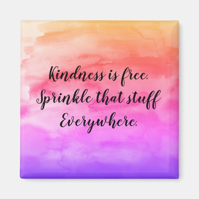 Kindness är Free Sprinkle som Saker Magnet (Framsidan)