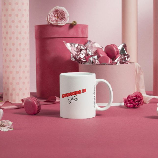 Kindness är gratis kaffemugg (Skapare uppladdad)
