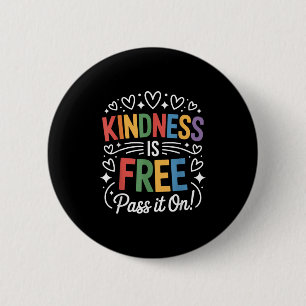 Kindness är gratis, p.g.a. en positiv offert knapp