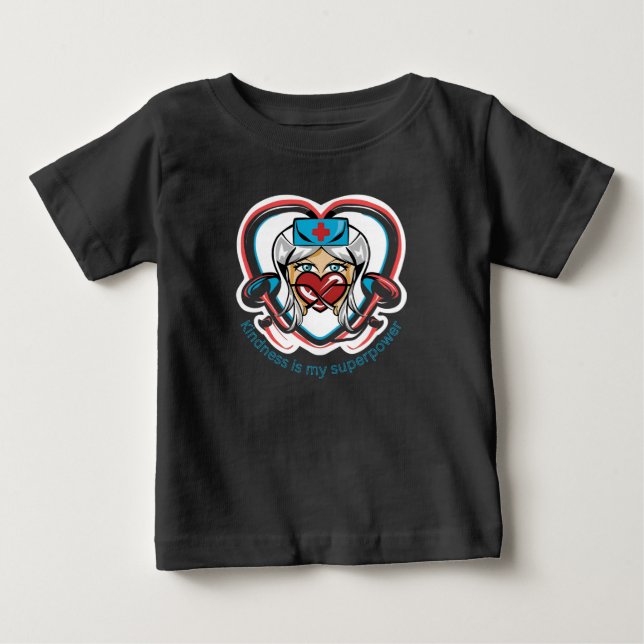 Kindness är min supermakt t shirt (Framsida)
