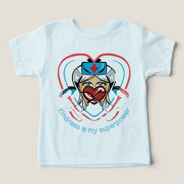 Kindness är min supermakt t shirt (Design Framsida)