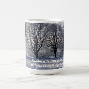 Kindness är som Snö - Kahlil Gibran Quote Kaffemugg