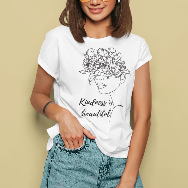 Kindness är vacker Abstrakt T Shirt (Skapare uppladdad)