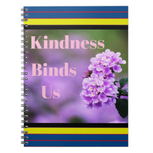Kindness binds med USA-fästmärke Anteckningsbok