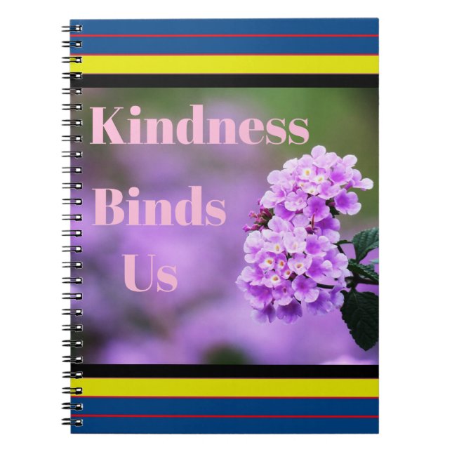 Kindness binds med USA-fästmärke Anteckningsbok (Framsidan)