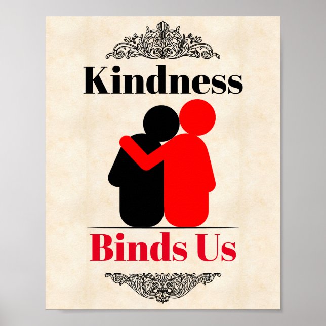Kindness binds Poster oss (Framsidan)