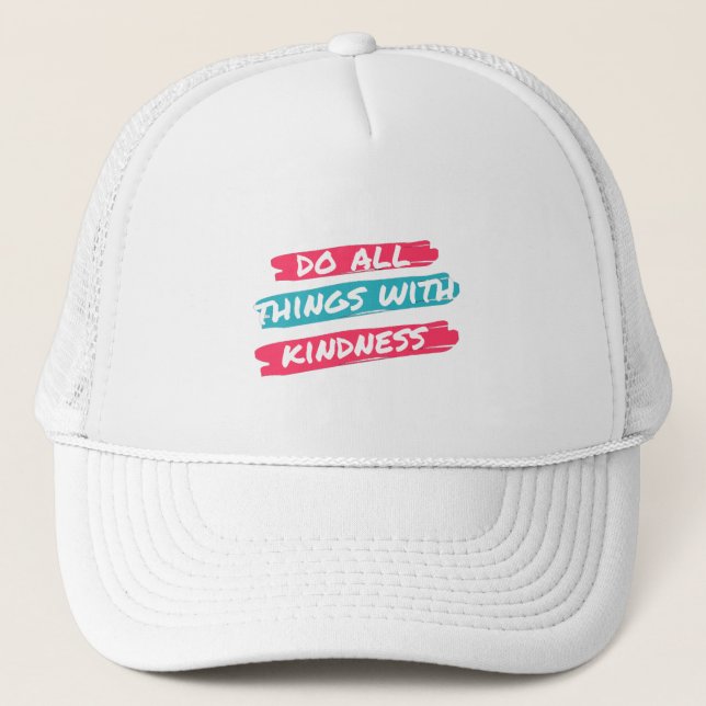 Kindness Brush Stroke Streetwear Tee - Modern Aest Keps (Framsida)