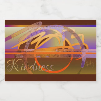 Kindness Canister Mat Etiketter