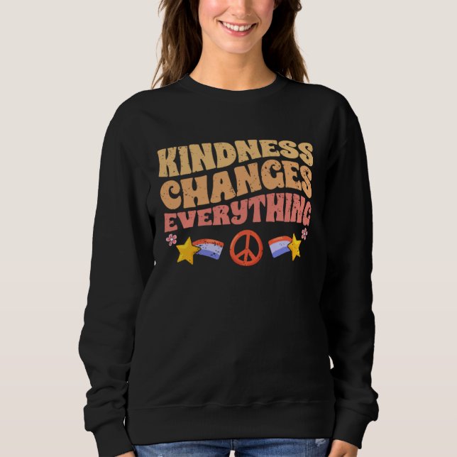 Kindness Changes Everything A Humanity Motivationa T Shirt (Framsida)