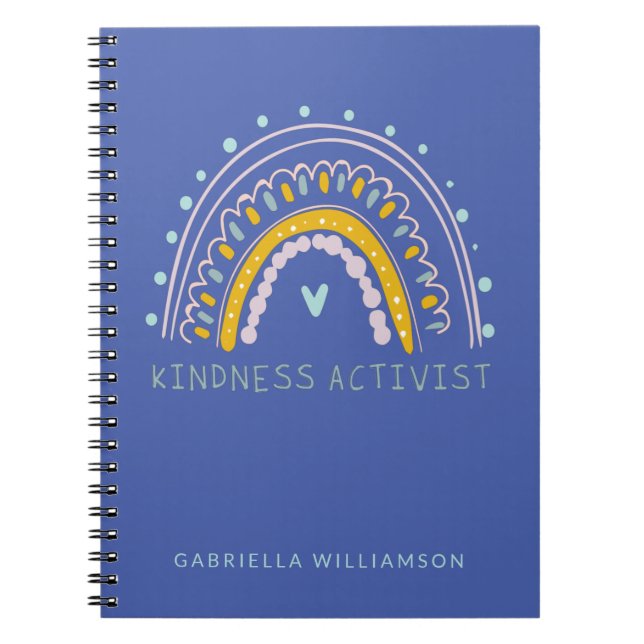 Kindness-citat för Cute Personlig-inspirationskvot Anteckningsbok (Framsidan)