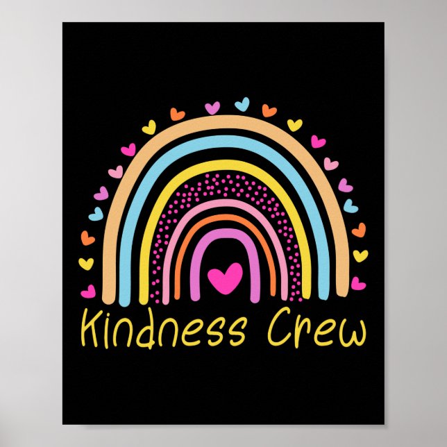 Kindness Crew Kindergarten Teacher Daycare Poster (Framsidan)