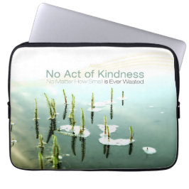 "Kindness" för Aesop inspirational Quote Laptop sl Laptop Fodral