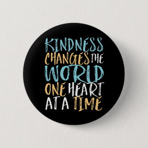 Kindness förändrar den globala inspirationsofferte knapp
