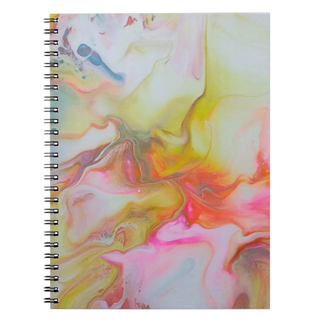 Kindness - Fruit of the Spirit - acrylic pour art Anteckningsbok (Framsidan)