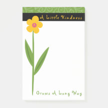 Kindness Grows Flowers Inspirational 4 X 6