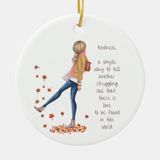 Kindness Helgdag Ornament (Framsidan)