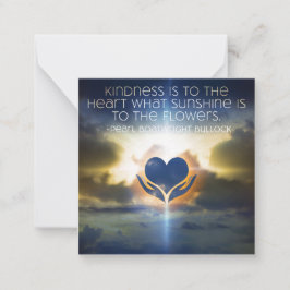 Kindness inspiration Note Card Anteckningskort