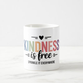 Kindness Is Free Sprinkle It Everywhere Kaffemugg