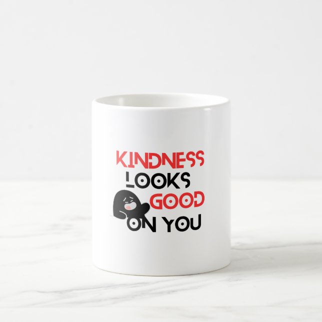 Kindness Looks Good On You Mug Kaffemugg (Center)