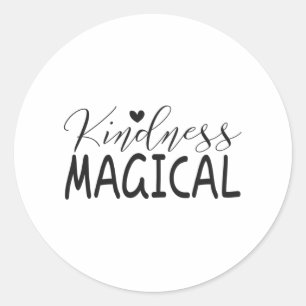Kindness magic runt klistermärke